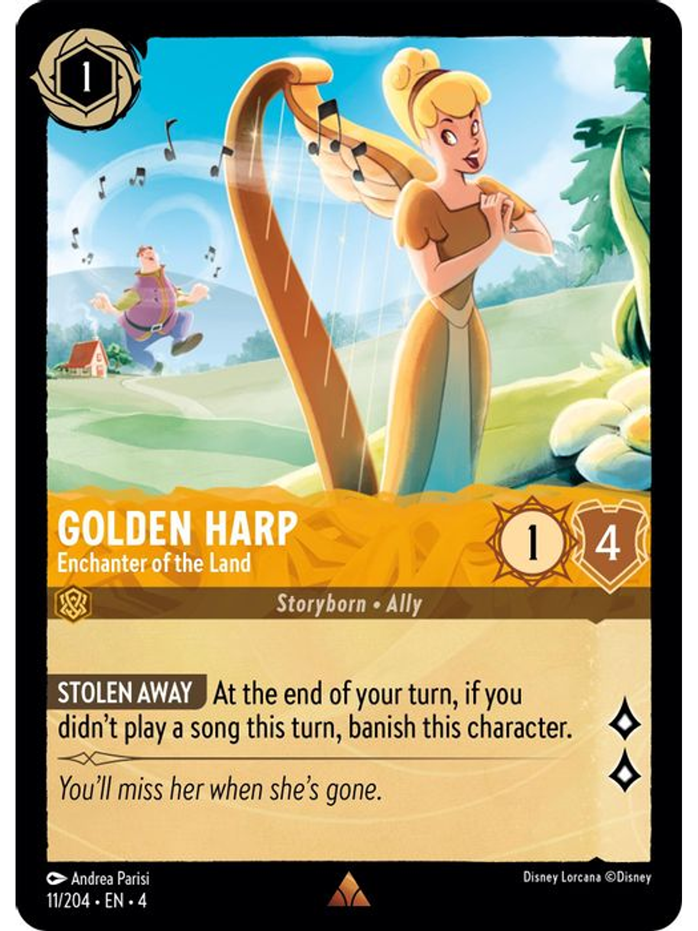 011/204 R Golden Harp - Enchanter of the Land 1