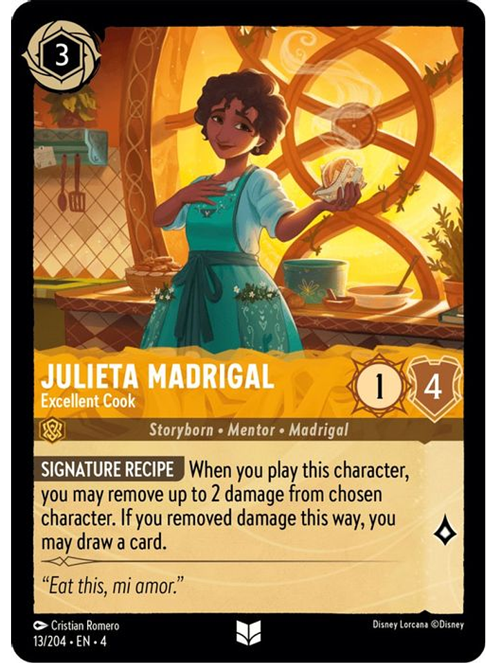 013/204 UC Julieta Madrigal - Excellent Cook 1