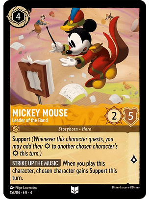 015/204 UC Mickey Mouse - Leader of the Band