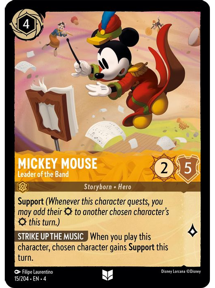 015/204 UC Mickey Mouse - Leader of the Band 1