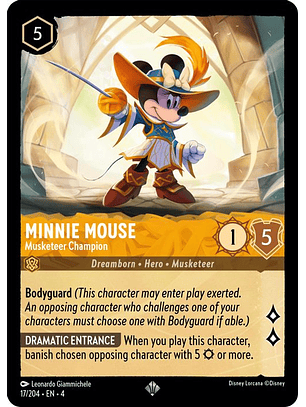 017/204 SR Minnie Mouse - Musketeer Champion
