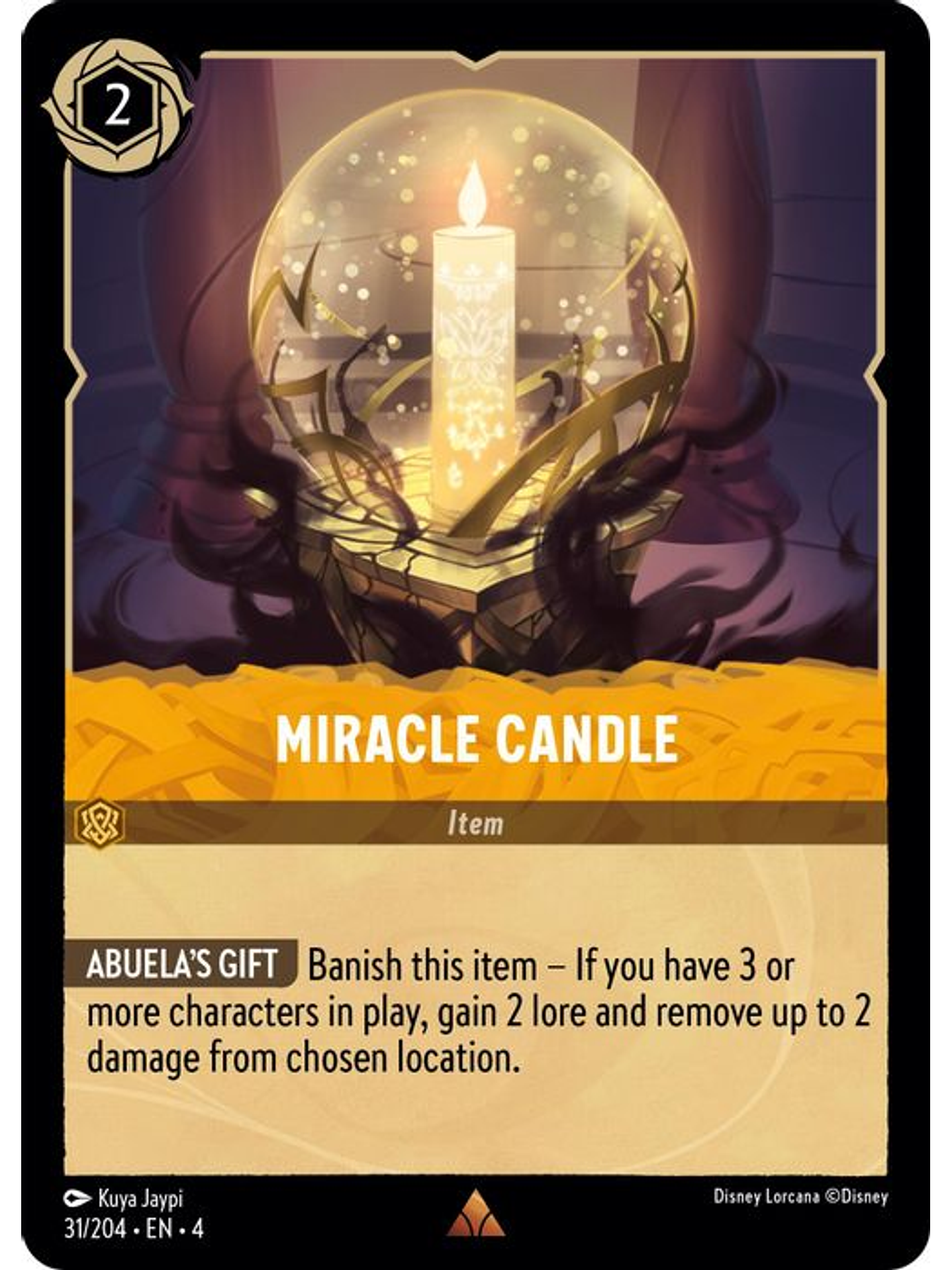 031/204 R Miracle Candle 1