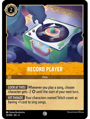 032/204 C Record Player