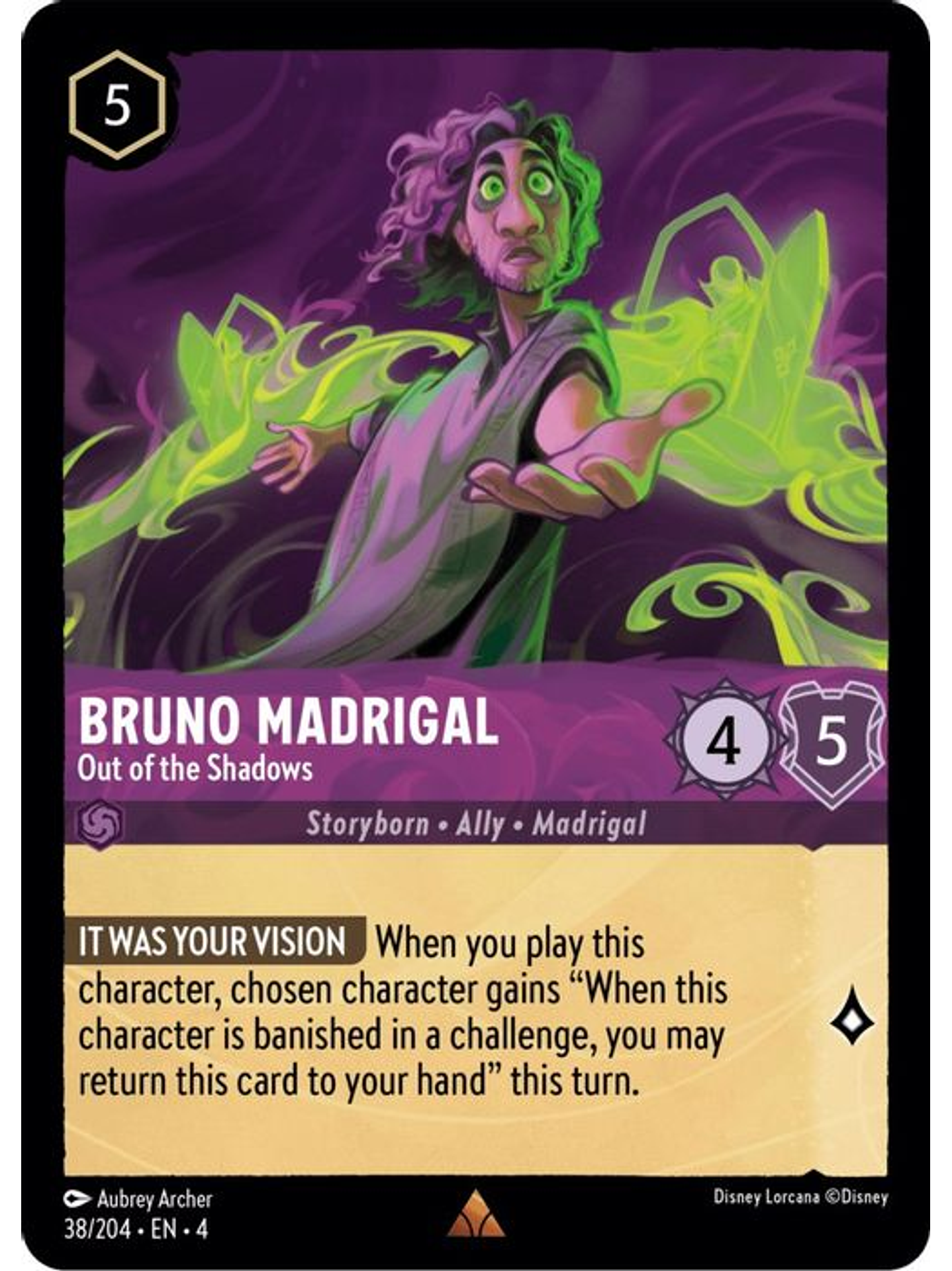 038/204 R Bruno Madrigal - Out of the Shadows 1