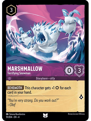 051/204 UC Marshmallow - Terrifying Snowman