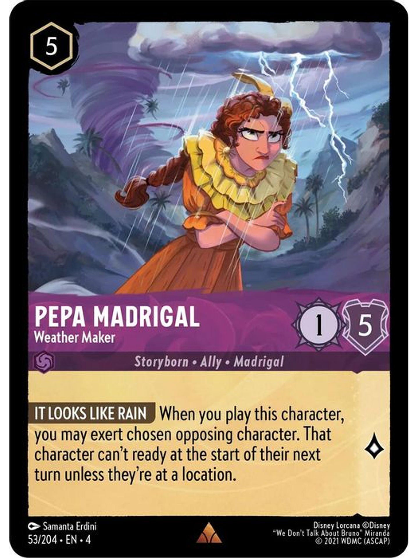 053/204 R Pepa Madrigal - Weather Maker 1