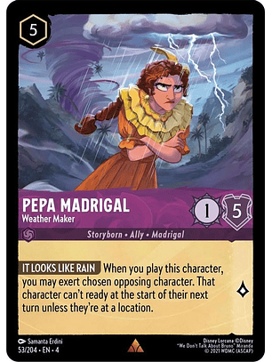 053/204 R Pepa Madrigal - Weather Maker