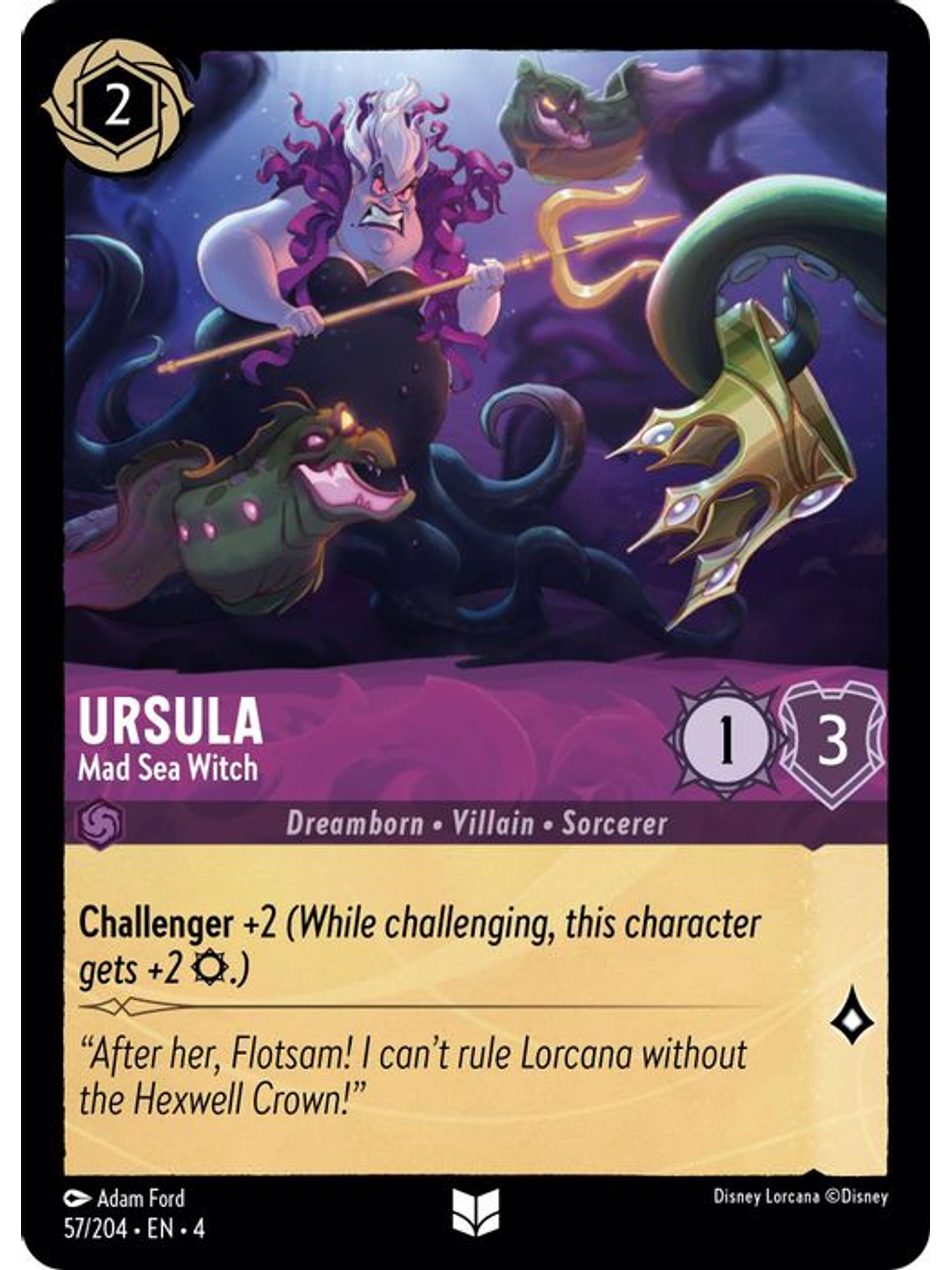 057/204 UC Ursula - Mad Sea Witch 1
