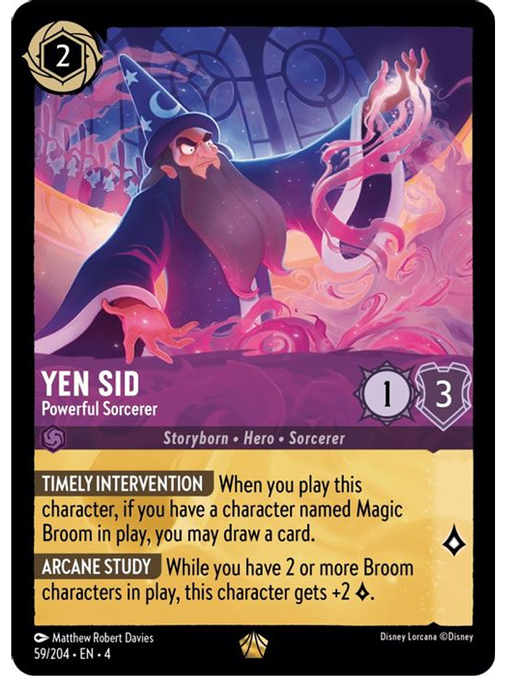 059/204 L Yen Sid - Powerful Sorcerer 1