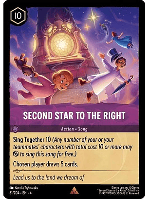 061/204 R Second Star to the Right