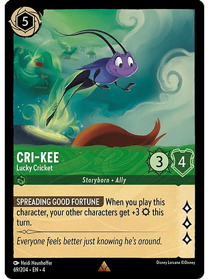 069/204 R Cri-Kee - Lucky Cricket