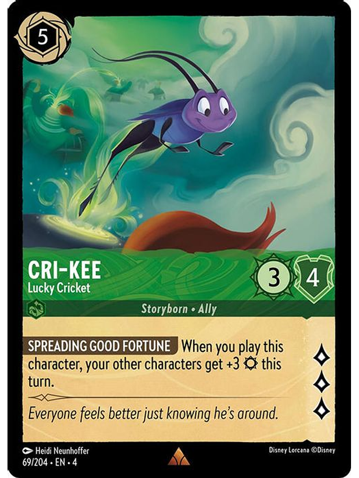 069/204 R Cri-Kee - Lucky Cricket 1