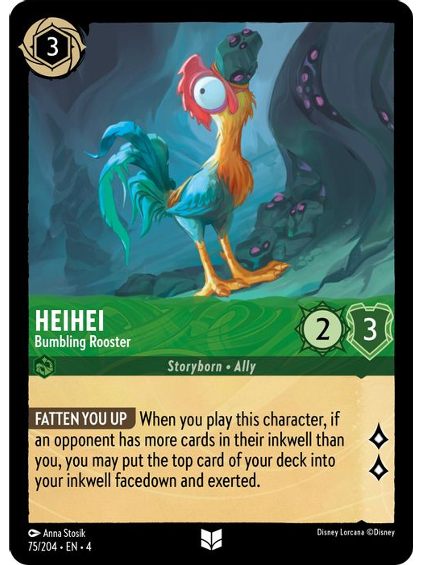 075/204 UC Heihei - Bumbling Rooster 1