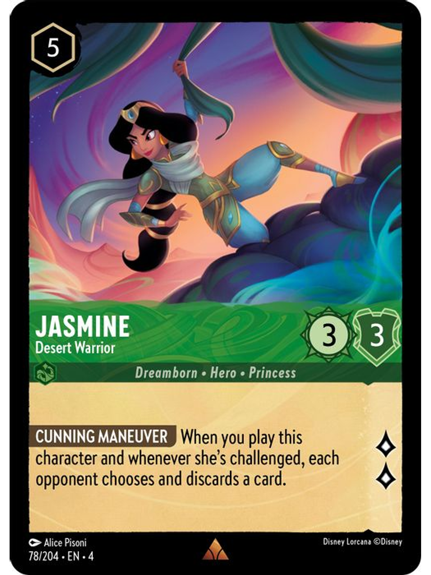 078/204 R Jasmine - Desert Warrior 1