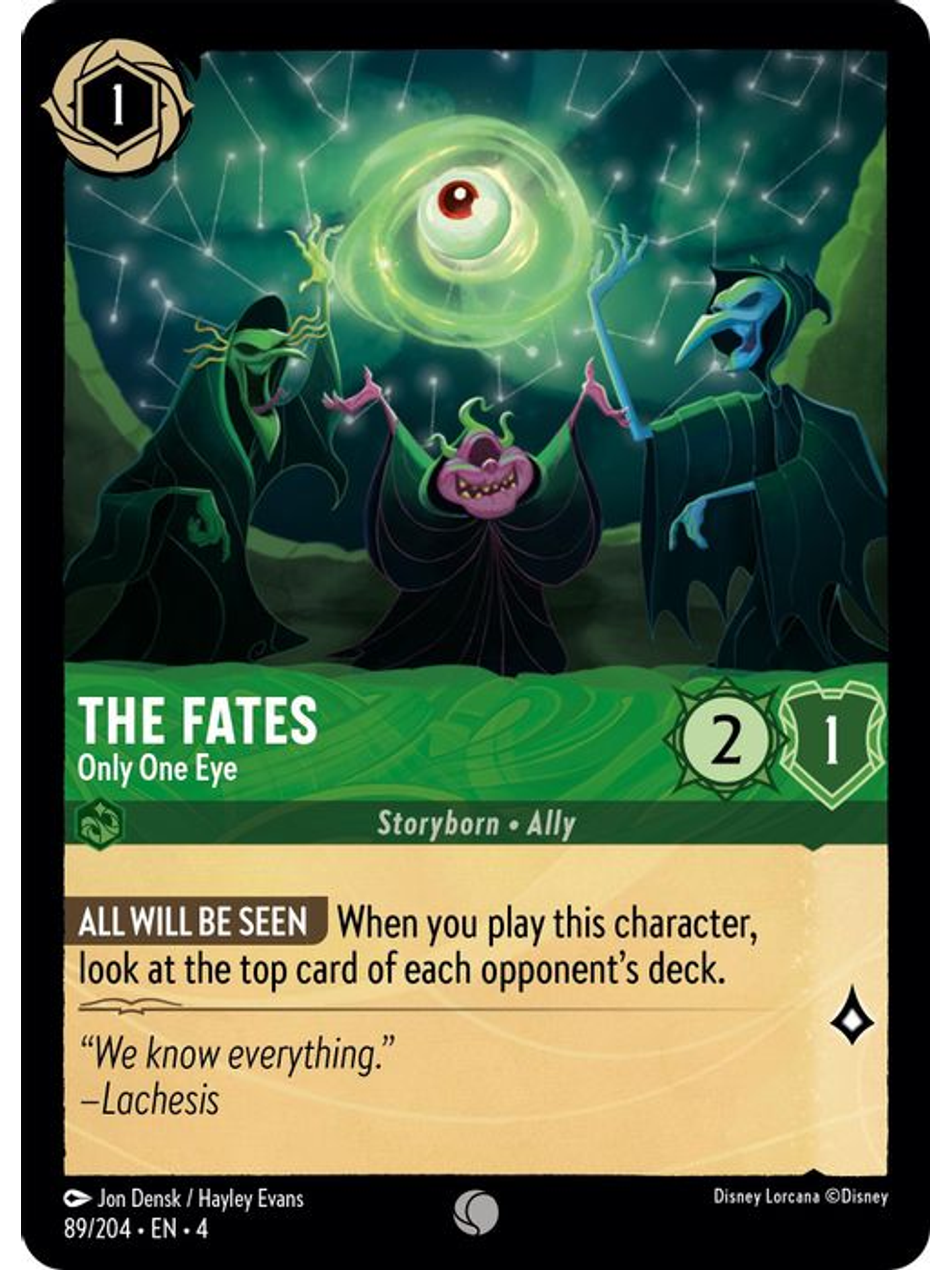 089/204 C The Fates - Only One Eye 1