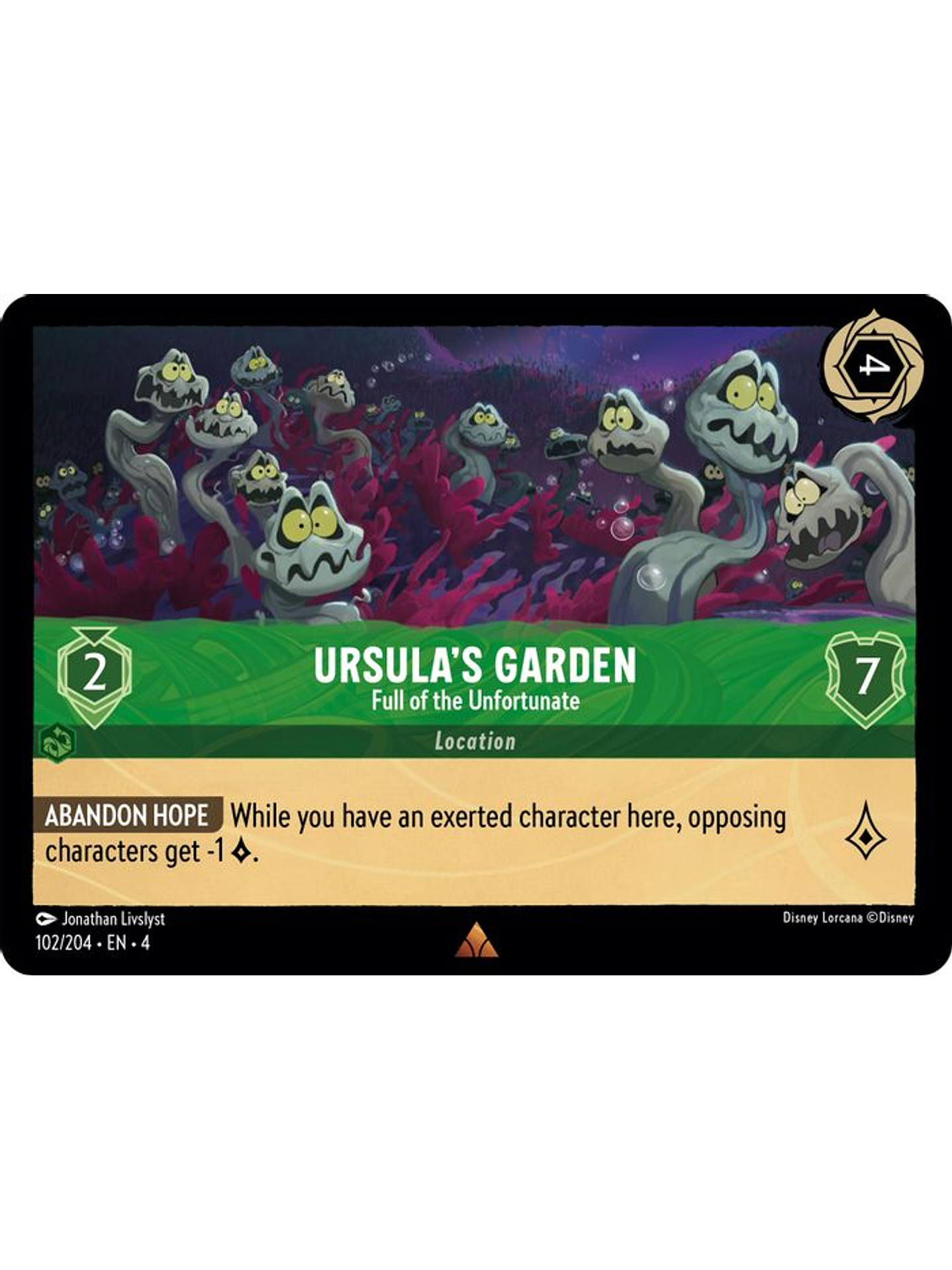 102/204 R Ursula's Garden - Full of the Unfortunate 1