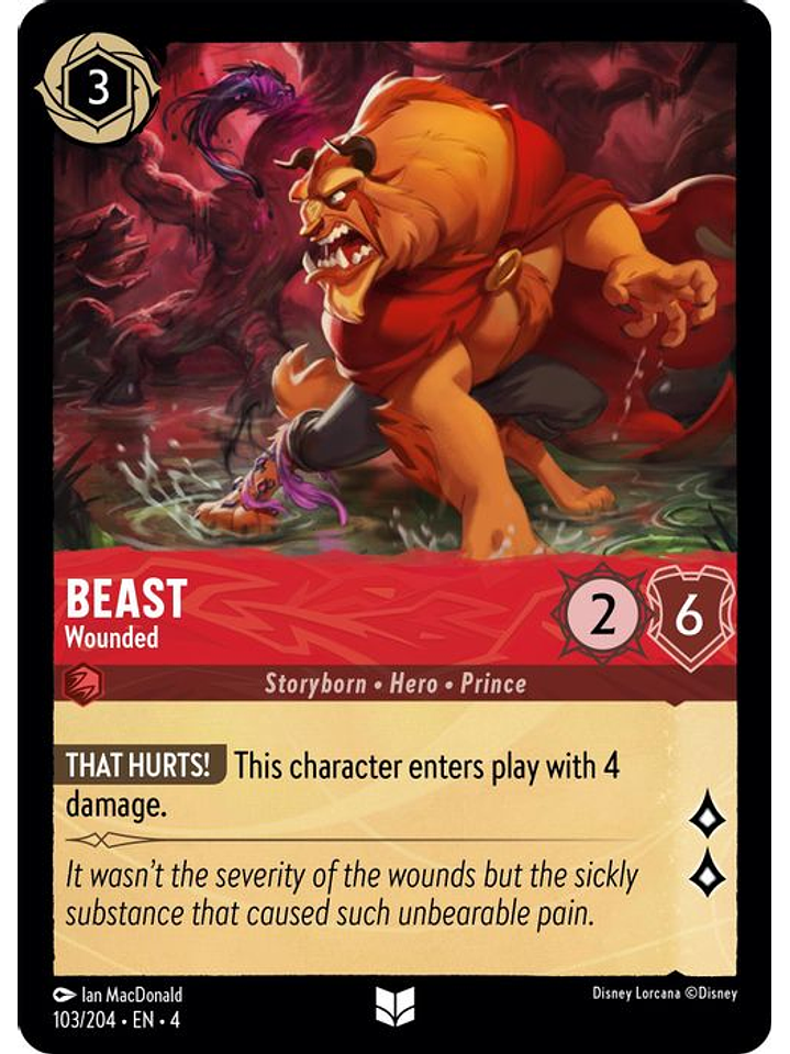 103/204 UC Beast - Wounded 1