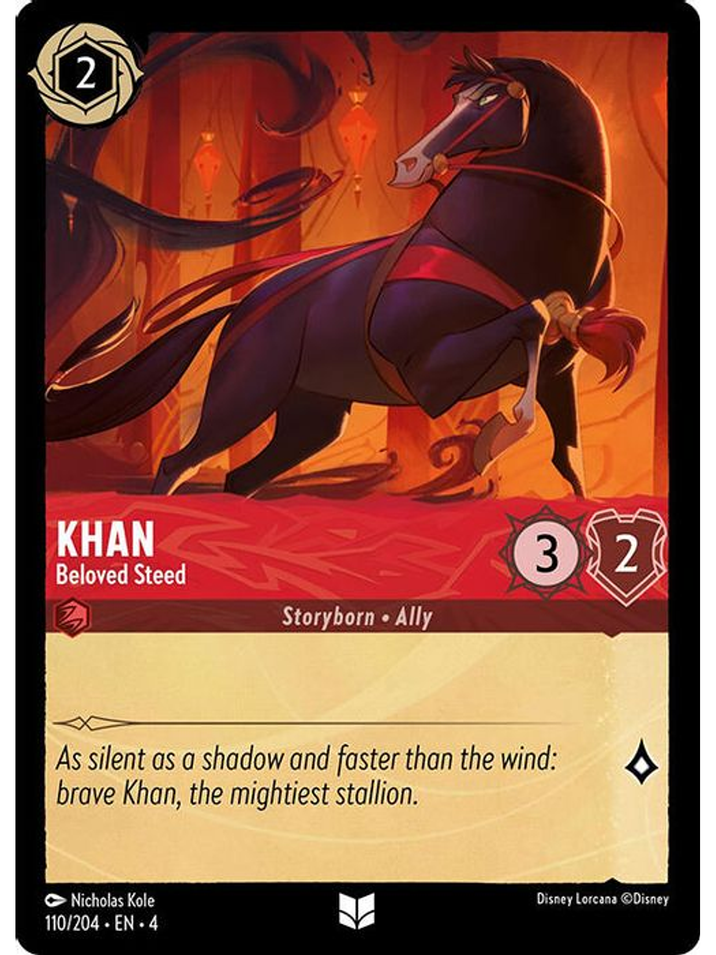 110/204 UC Khan - Beloved Steed 1