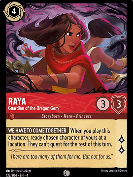 122/204 C Raya - Guardian of the Dragon Gem