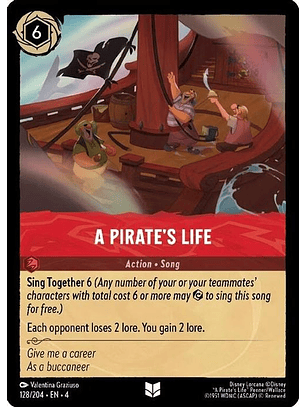 128/204 UC A Pirate's Life