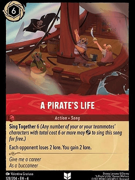 128/204 UC A Pirate's Life