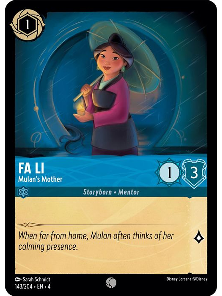143/204 C Fa Li - Mulan's Mother 1