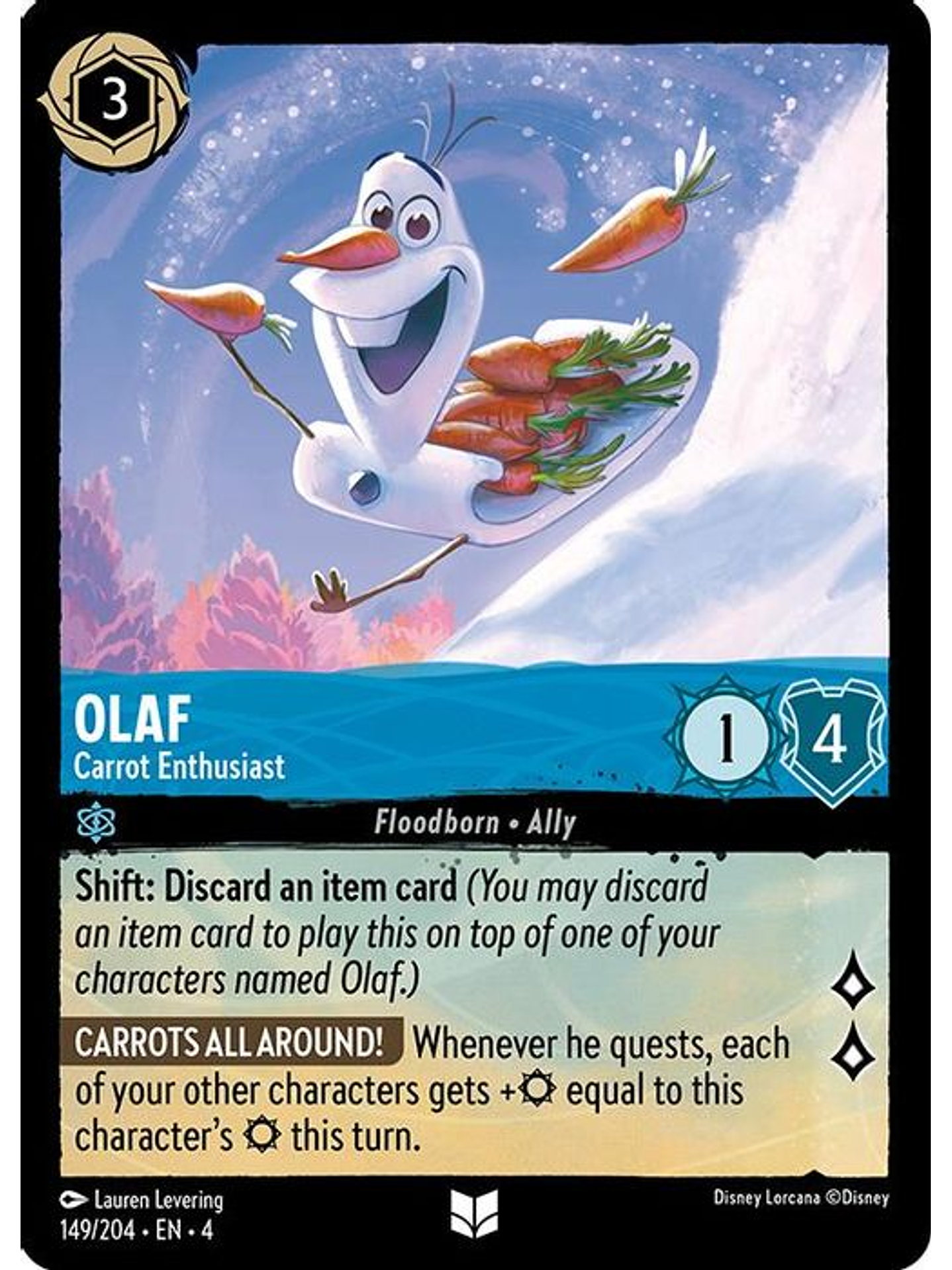149/204 UC Olaf - Carrot Enthusiast 1