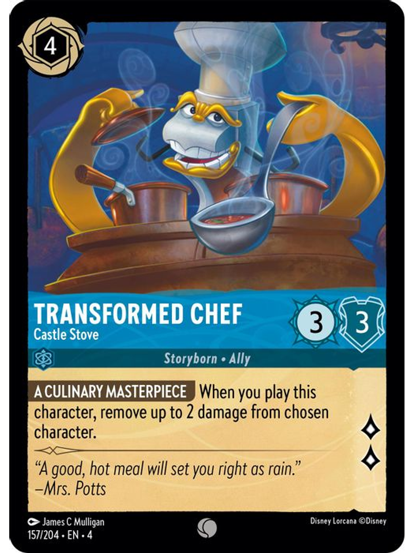 157/204 C Transformed Chef - Castle Stove 1