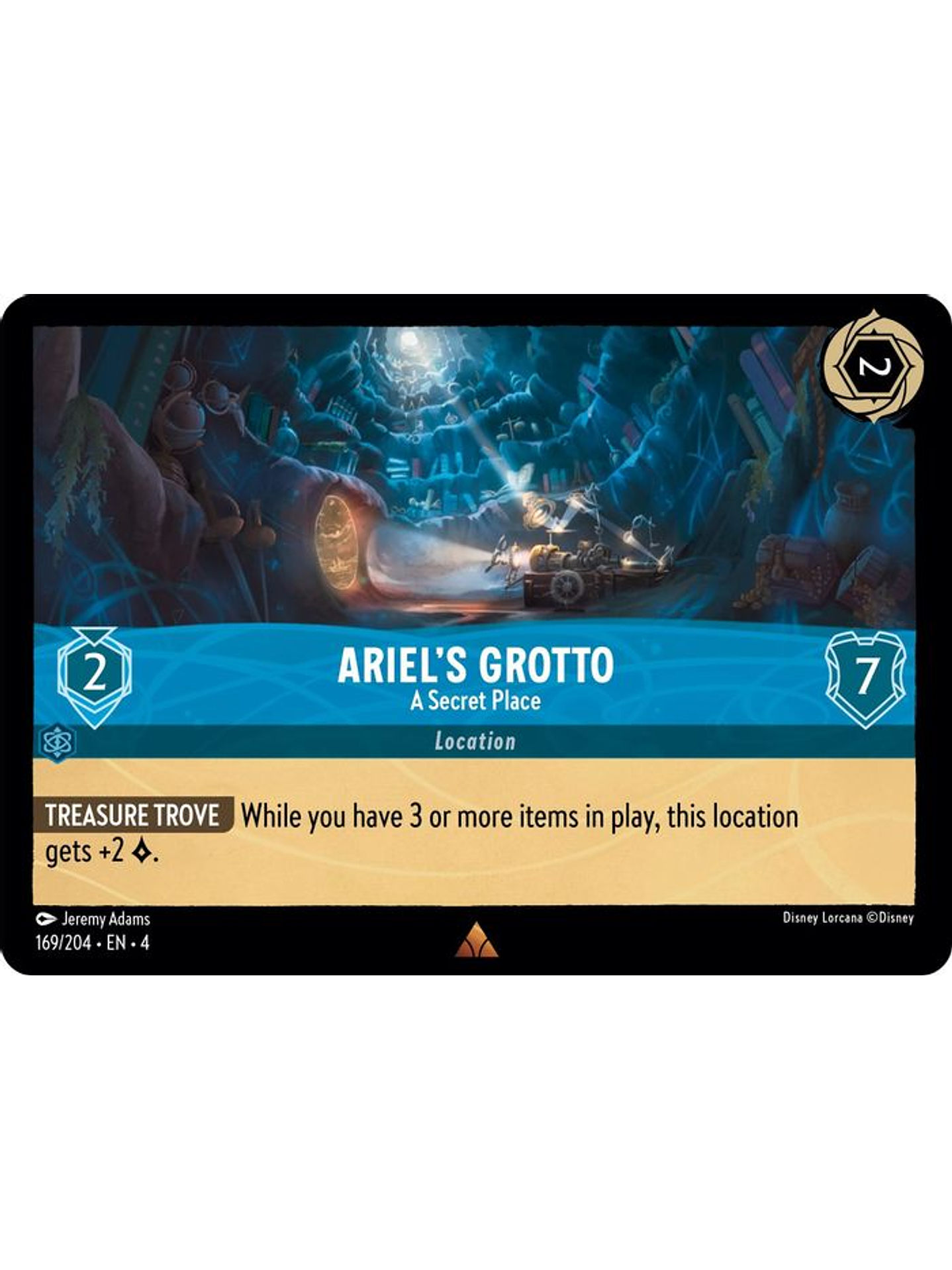169/204 R Ariel's Grotto - A Secret Place 1
