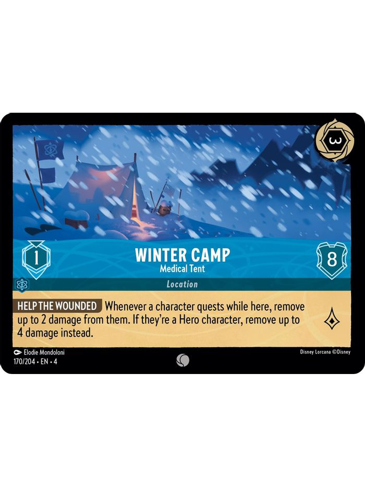 170/204 C Winter Camp - Medical Tent 1