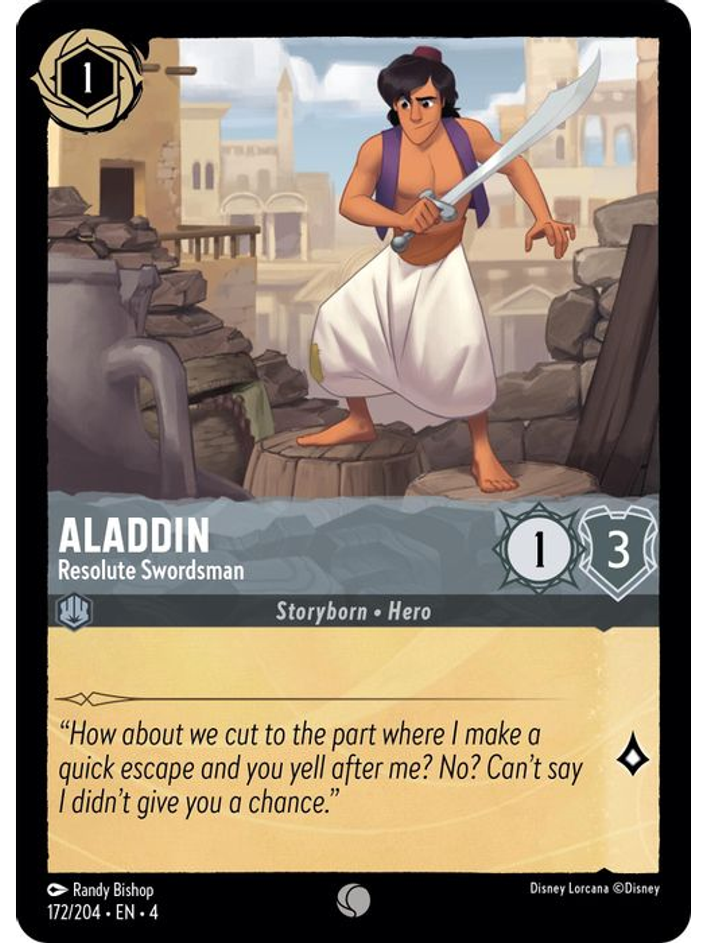 172/204 C Aladdin - Resolute Swordsman 1