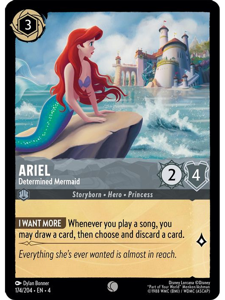 174/204 C Ariel - Determined Mermaid 1