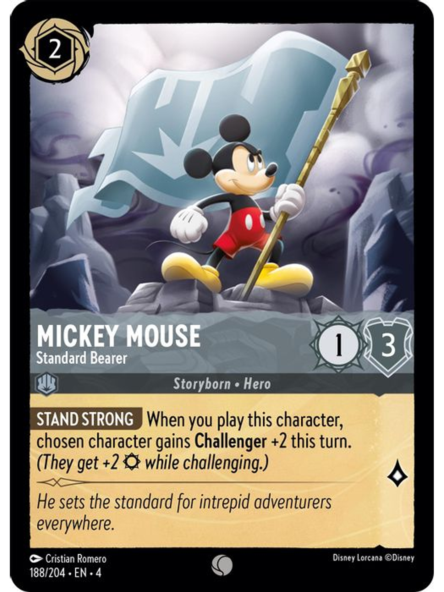188/204 C Mickey Mouse - Standard Bearer 1