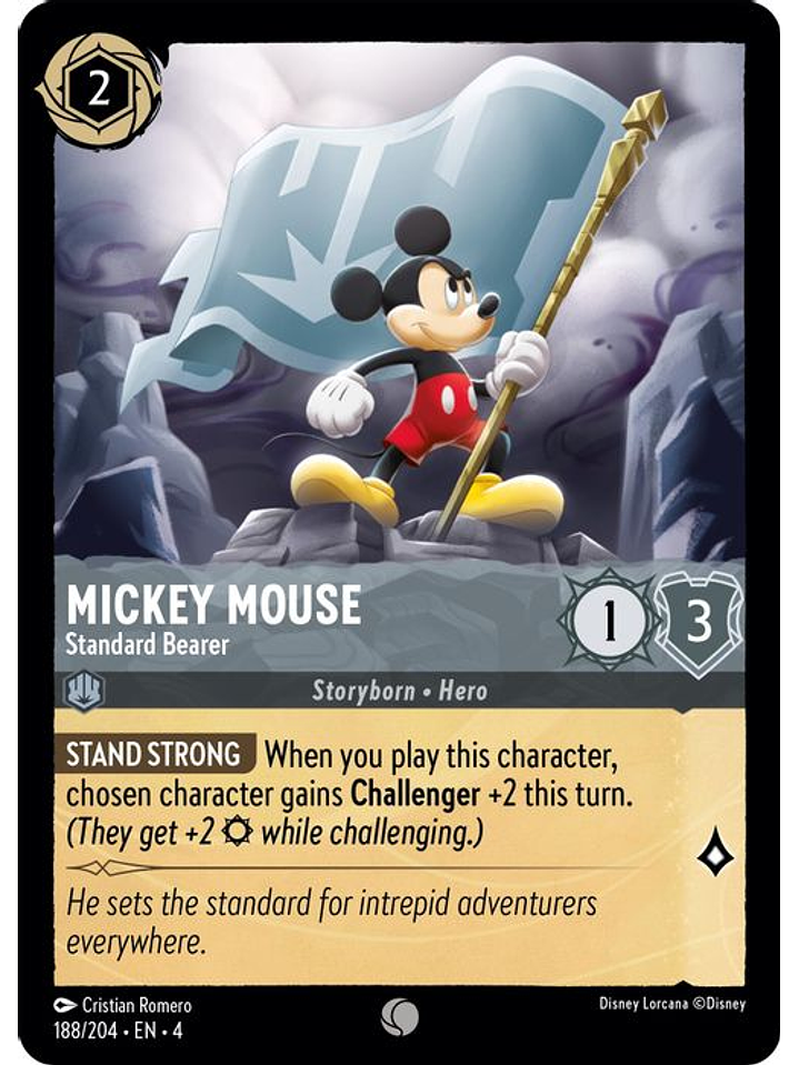 188/204 C Mickey Mouse - Standard Bearer 1
