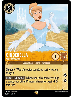 004/204 L Cinderella - Melody Weaver (FOIL)