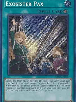 Exosister Pax - RA02-EN066 - Secret Rare 1st Edition