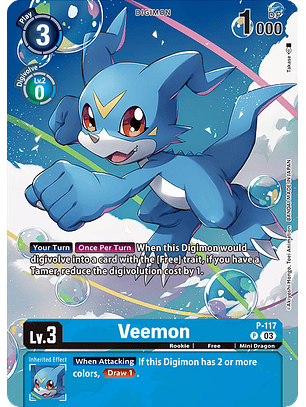 P-117 (Alternate Art) Veemon