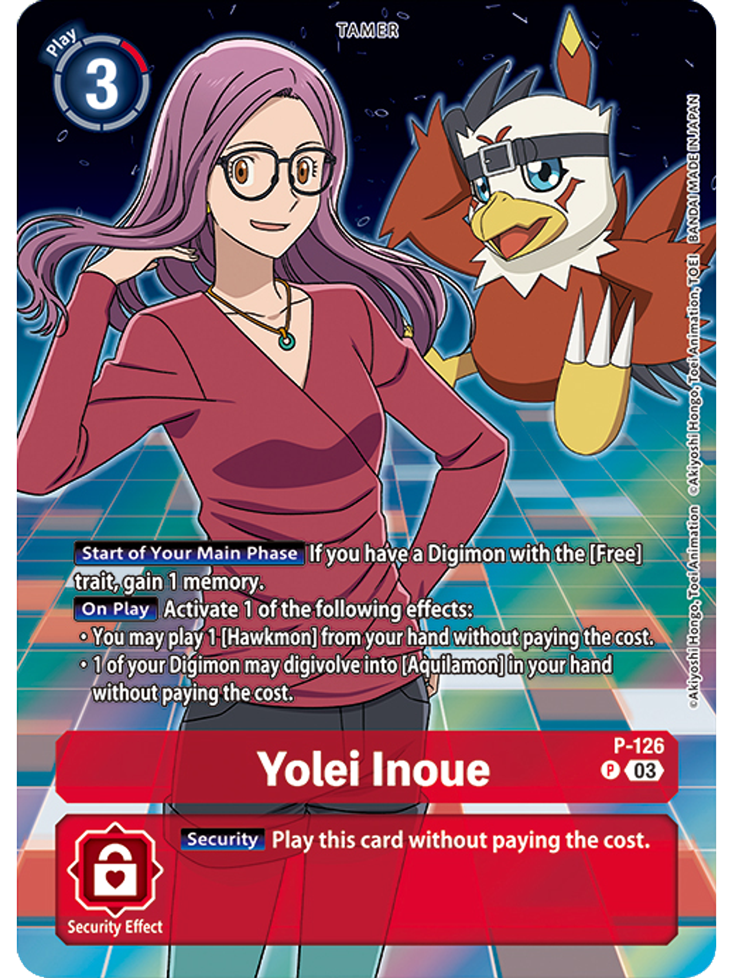 P-126 (Alternate Art) Yolei Inoue 1