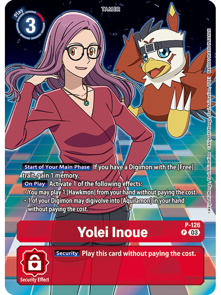 P-126 (Alternate Art) Yolei Inoue 1