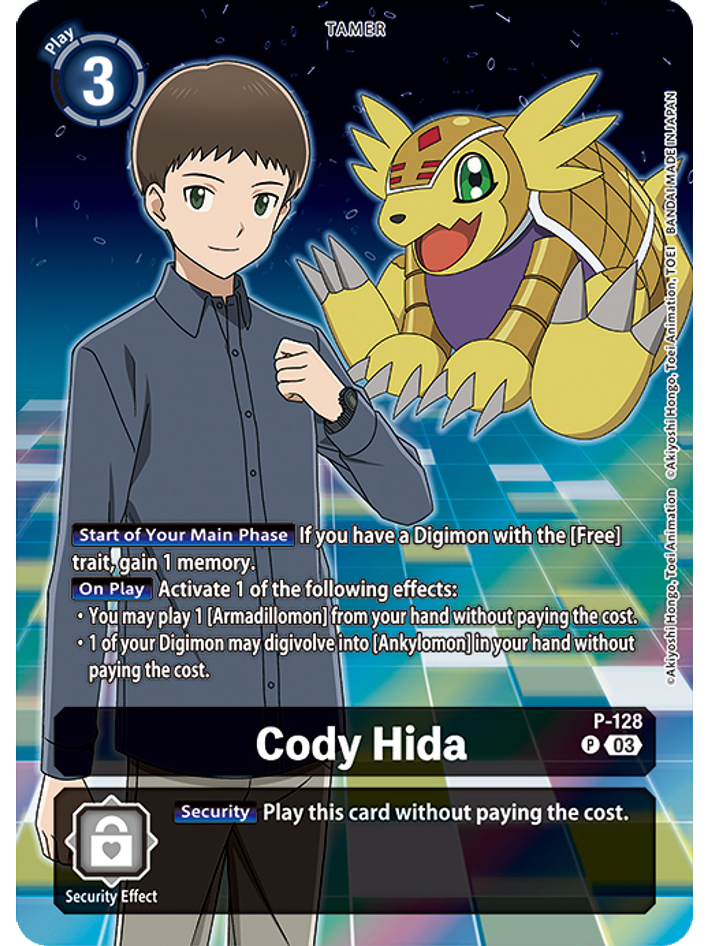 P-128 (Alternate Art) Cody Hida 1