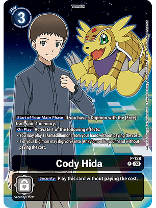 P-128 (Alternate Art) Cody Hida