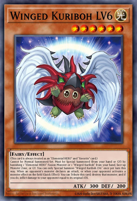 Winged Kuriboh LV6 - BLTR-EN001 - Quarter Century Secret Rare 1st Edition