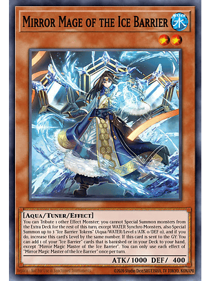 Mirror Mage of the Ice Barrier - BLTR-EN007 - Secret Rare 1st Edition