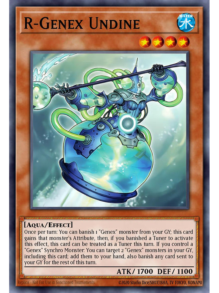 R-Genex Undine - BLTR-EN011 - Ultra Rare 1st Edition 1
