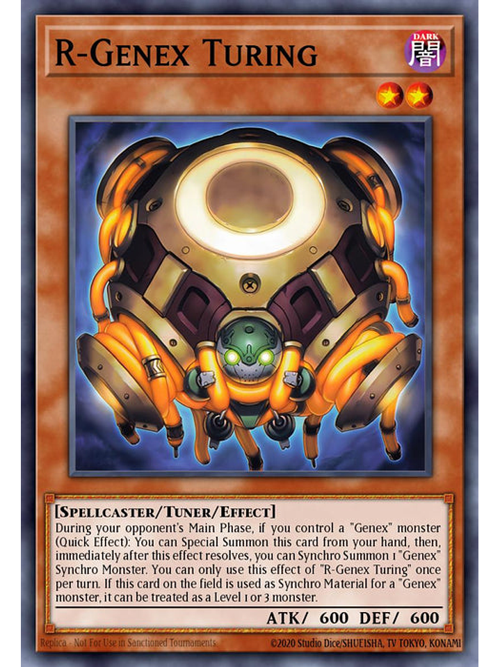 R-Genex Turing - BLTR-EN012 - Ultra Rare 1st Edition 1