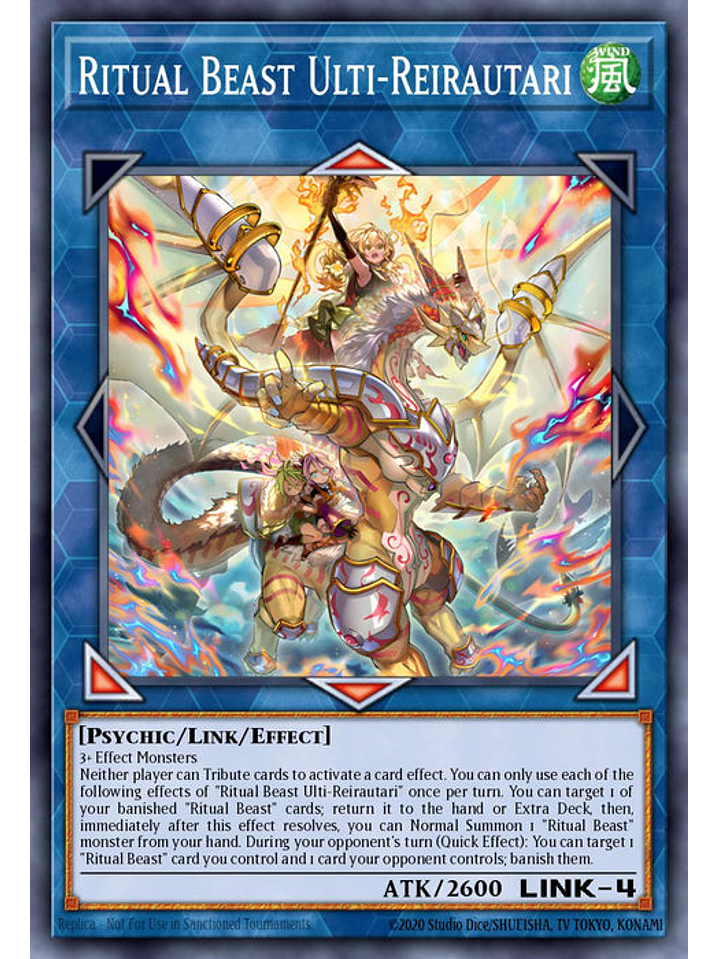 Ritual Beast Ulti-Reirautari - BLTR-EN019 - Secret Rare 1st Edition 1