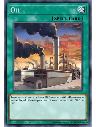 Oil - BLTR-EN026 - Secret Rare 1st Edition