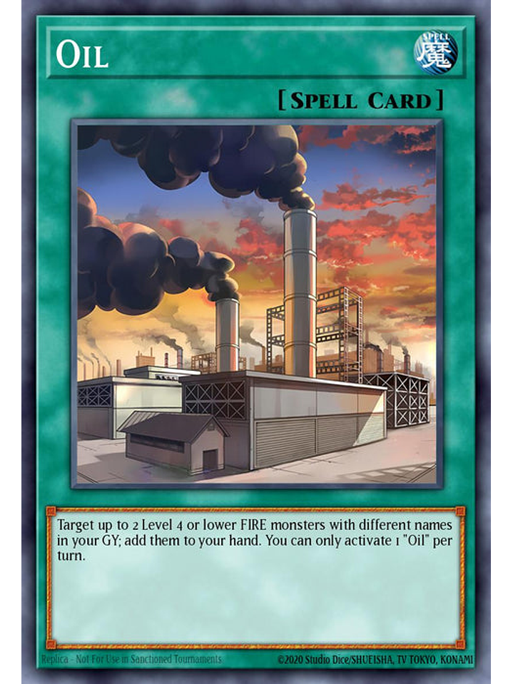 Oil - BLTR-EN026 - Secret Rare 1st Edition 1