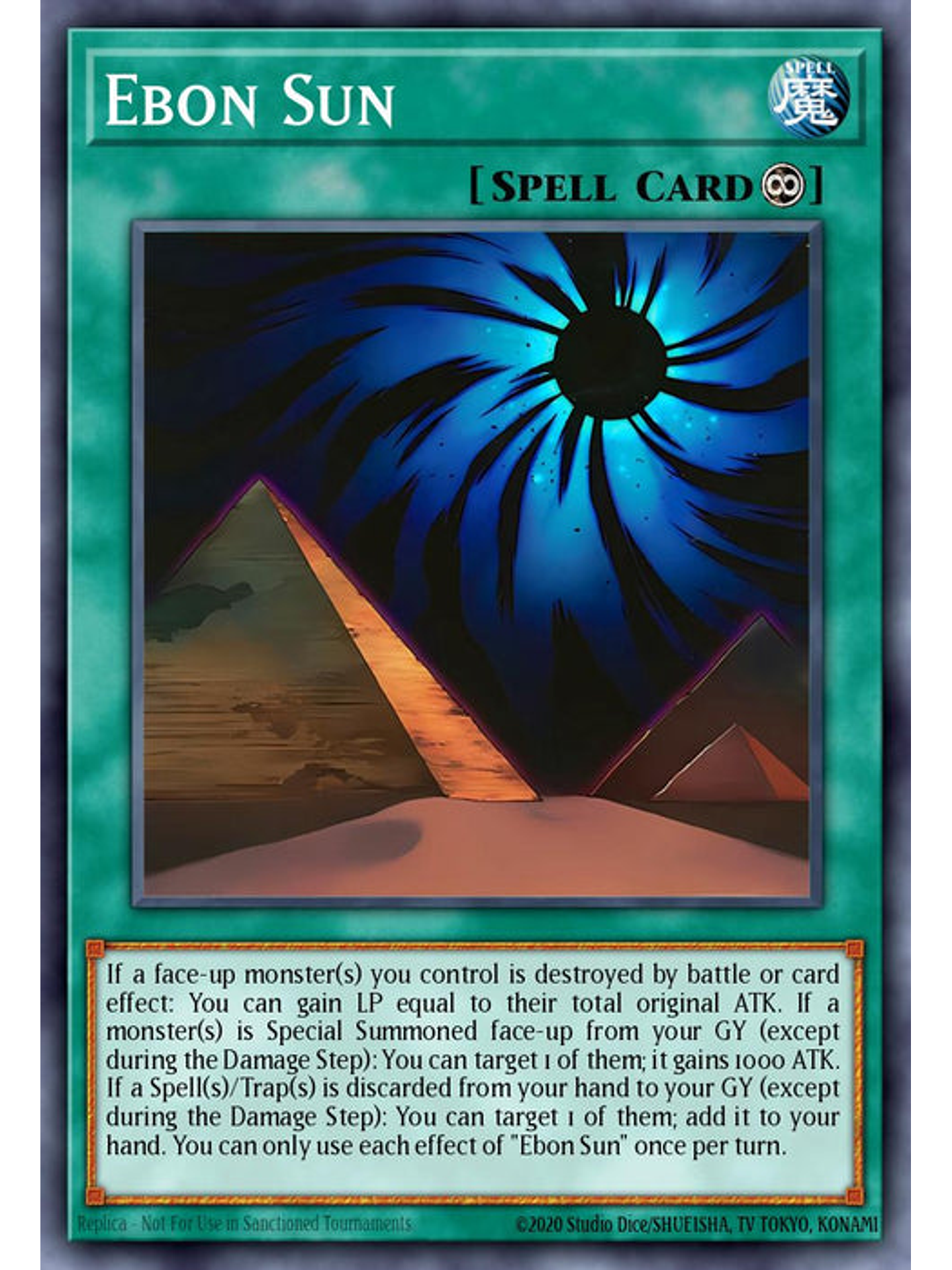 Ebon Sun - BLTR-EN027 - Secret Rare 1st Edition 1