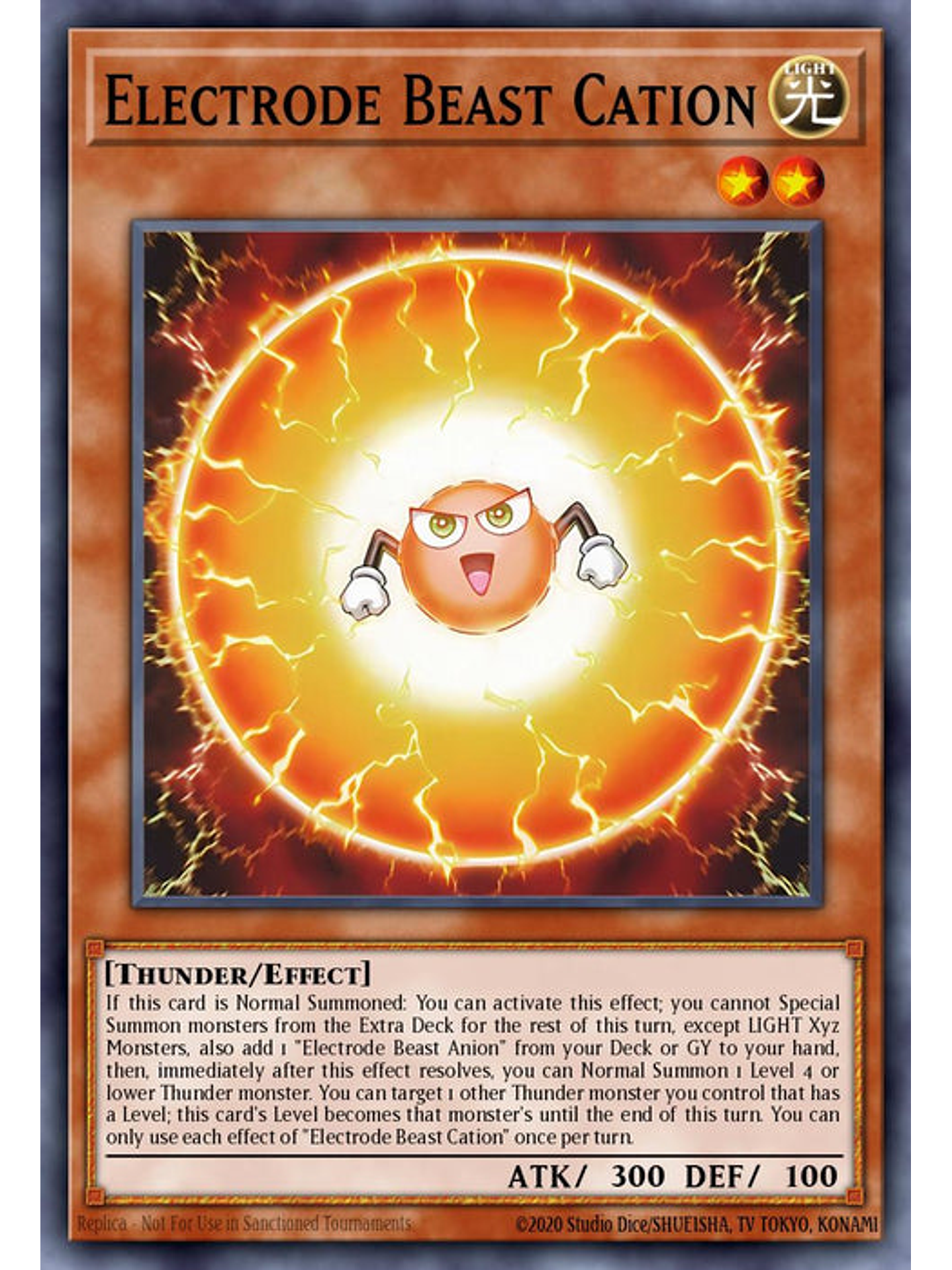 Electrode Beast Cation - BLTR-EN032 - Ultra Rare 1st Edition 1